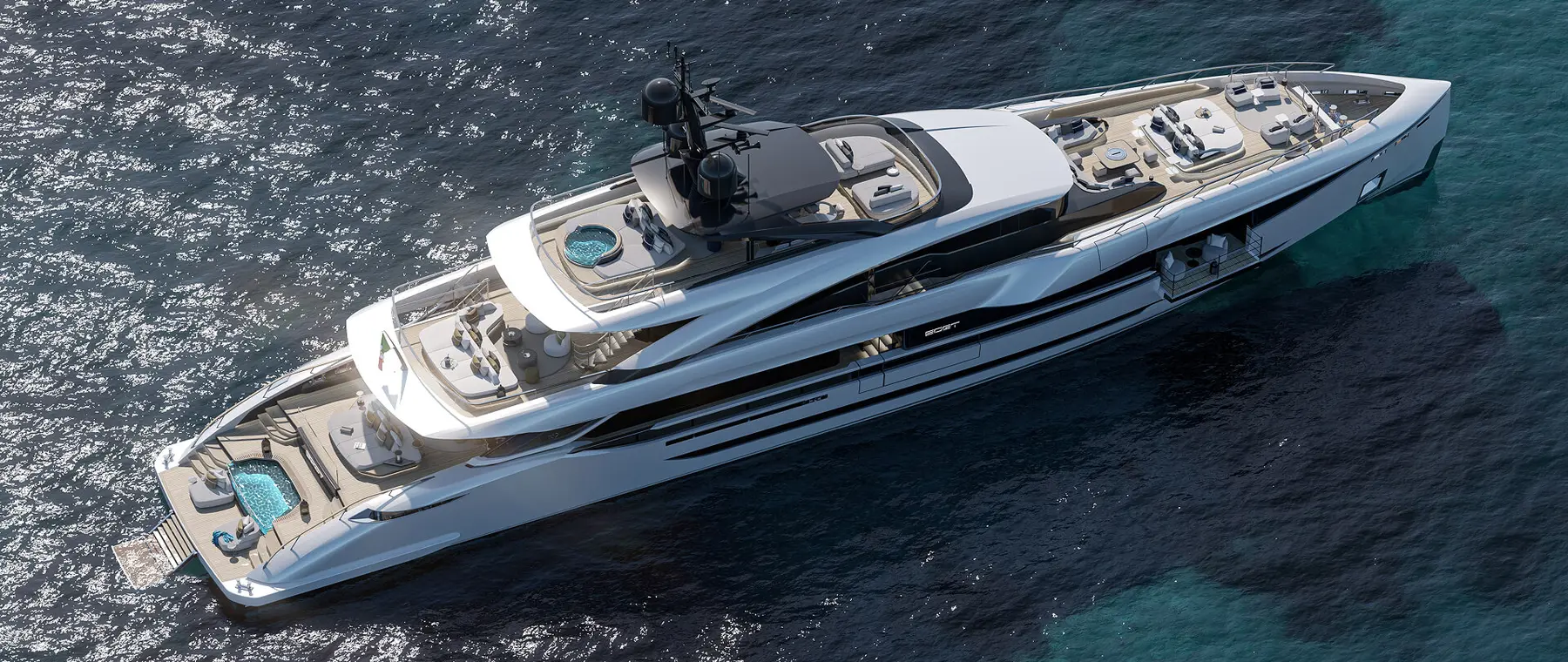 NEW ISA GRAN TURISMO 50M – Streamlined profile and fully balanced volumes - ISA Yachts news image