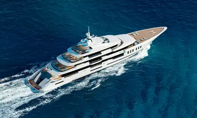 Palumbo Superyachts’ new investment- ISA Continental 80: construction starts on hull and superstructure - ISA Yachts news image