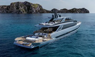 ISA VIPER 130 ft – HULL NO. 2 UNDER CONSTRUCTION ON SPEC - ISA Yachts news image