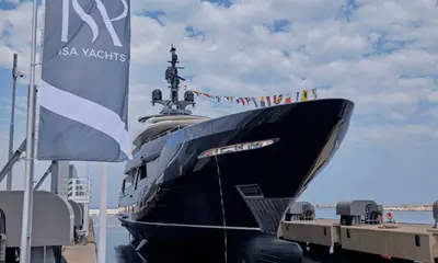 ISA Classic 65 meters M/Y Resilience: launch - ISA Yachts news image