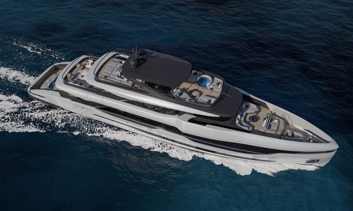 ISA YACHTS CONSOLIDATES THE SUCCESS OF THE UNICA 45M STEEL LINE WITH A THIRD SALE - ISA Yachts news image