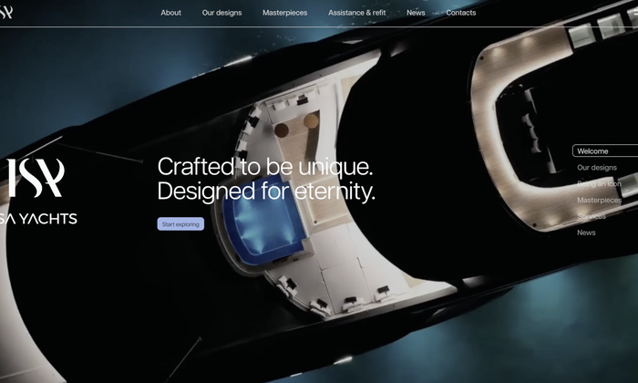 ISA YACHTS UNVEILS ITS NEW BRAND IDENTITY - ISA Yachts news image