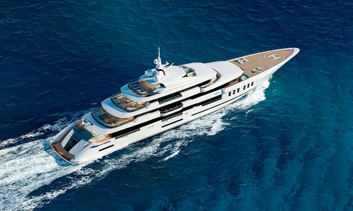 Palumbo Superyachts’ new investment- ISA Continental 80: construction starts on hull and superstructure - ISA Yachts news image