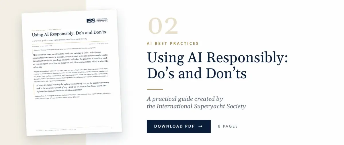 ISS Releases AI Safety Guides After Monaco Superyacht Seminar — source image