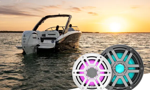 JL Audio M200 marine speakers - official Garmin image
