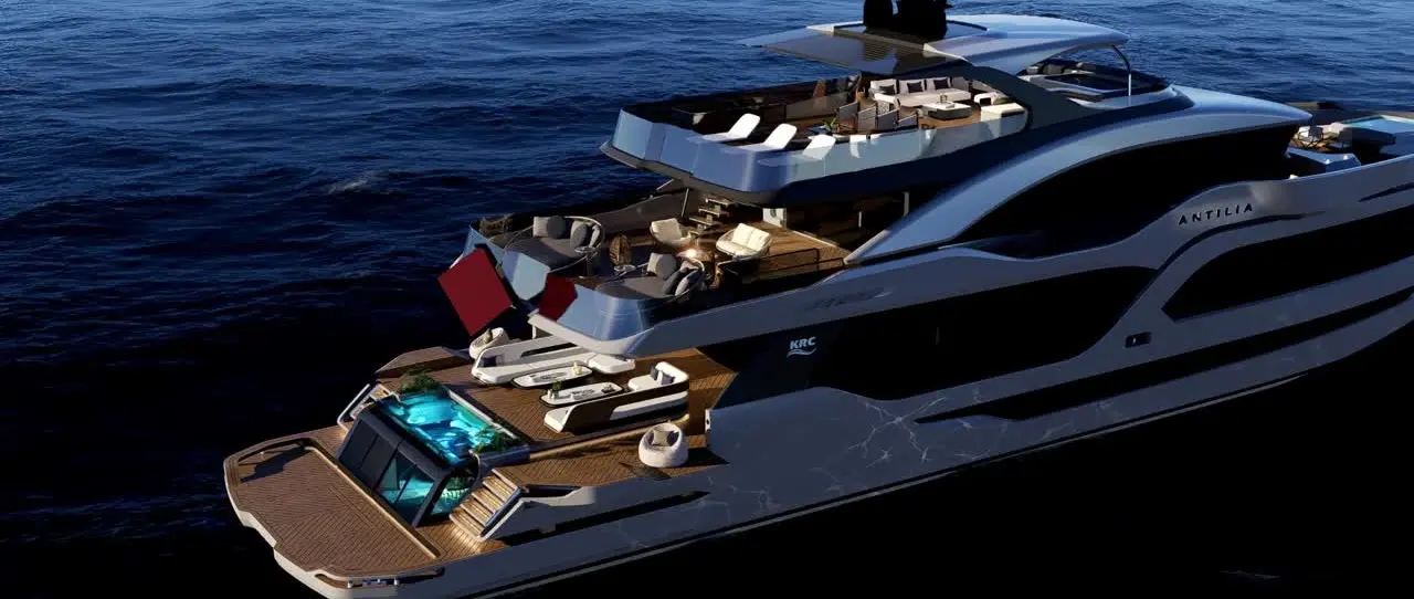 43m KRC ANTILIA Advances Through Superyacht Design Phase — source image