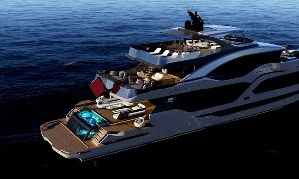 43m KRC ANTILIA Advances Through Superyacht Design Phase — source image