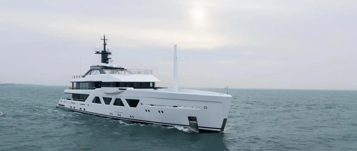 Latest Amels 60 Undergoing Sea Trials in the North Sea press image
