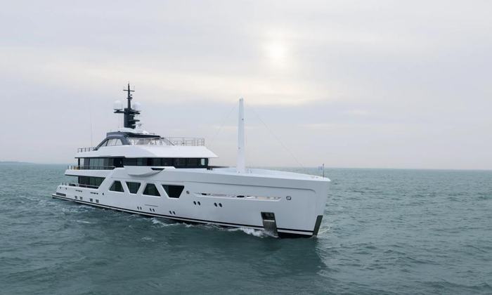 Latest Amels 60 Undergoing Sea Trials in the North Sea press image