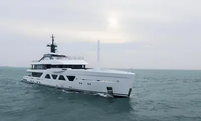Latest Amels 60 Undergoing Sea Trials in the North Sea press image