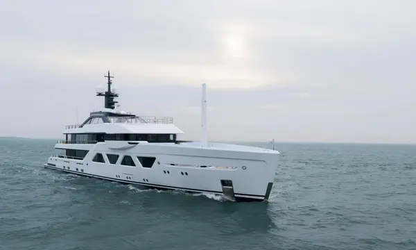 Latest Amels 60 Undergoing Sea Trials in the North Sea press image