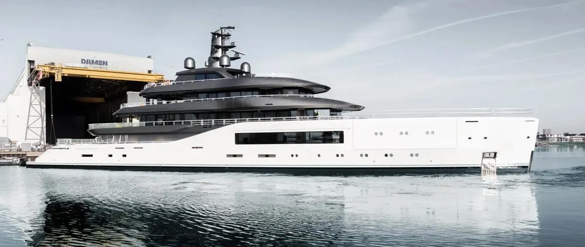 Launch of the first Amels 80 marks a milestone in superyacht evolution press image