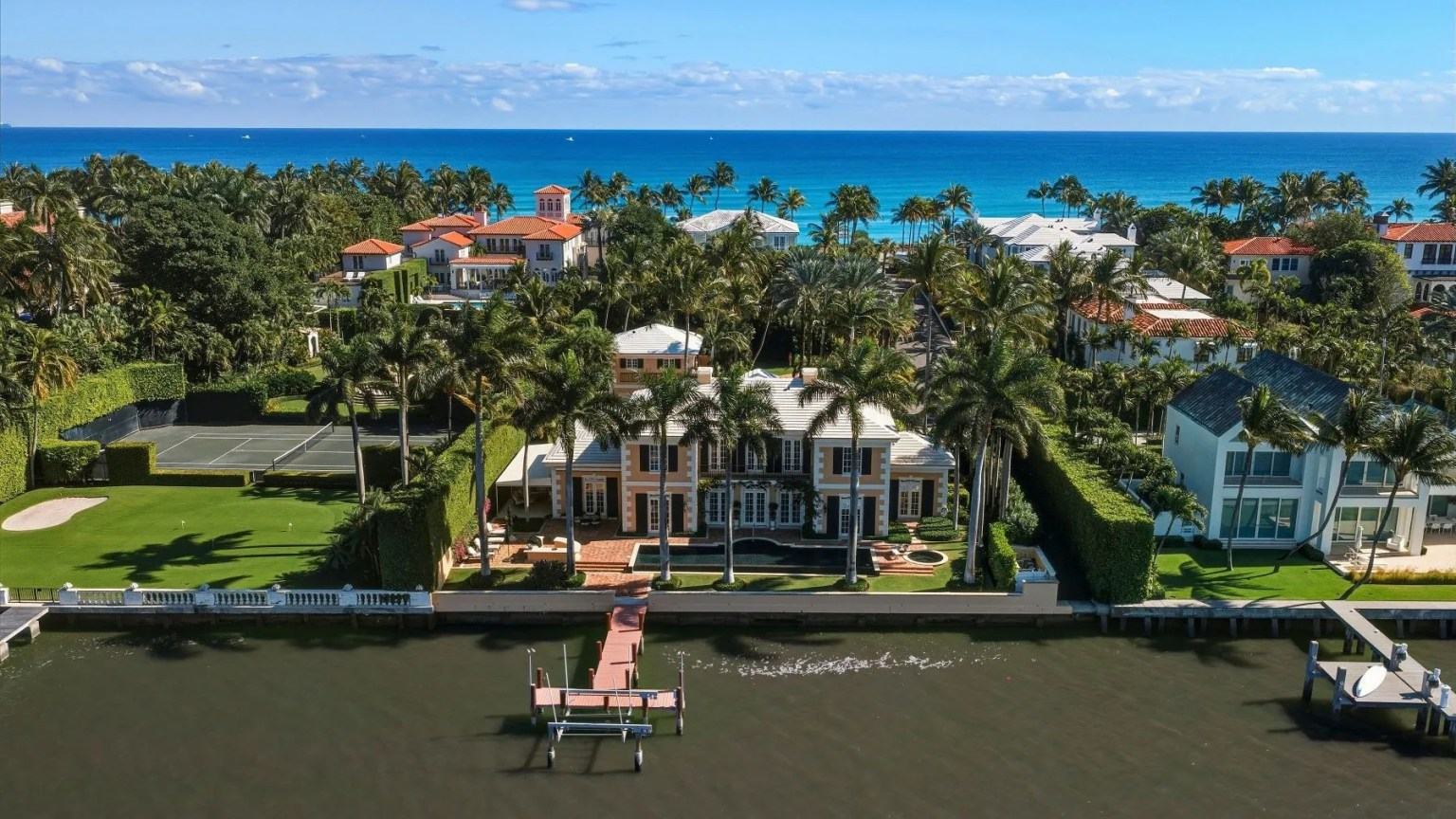 Palm Beach Intracoastal waterfront estate by Sotheby's International Realty