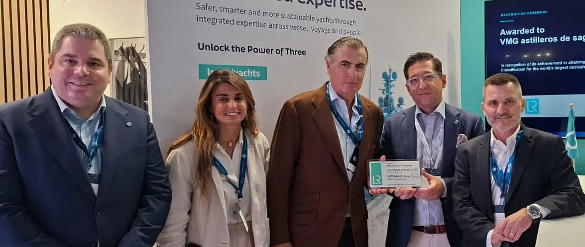 Lloyd’s Register presents VMG Sagunto shiplift certification at Monaco 2026