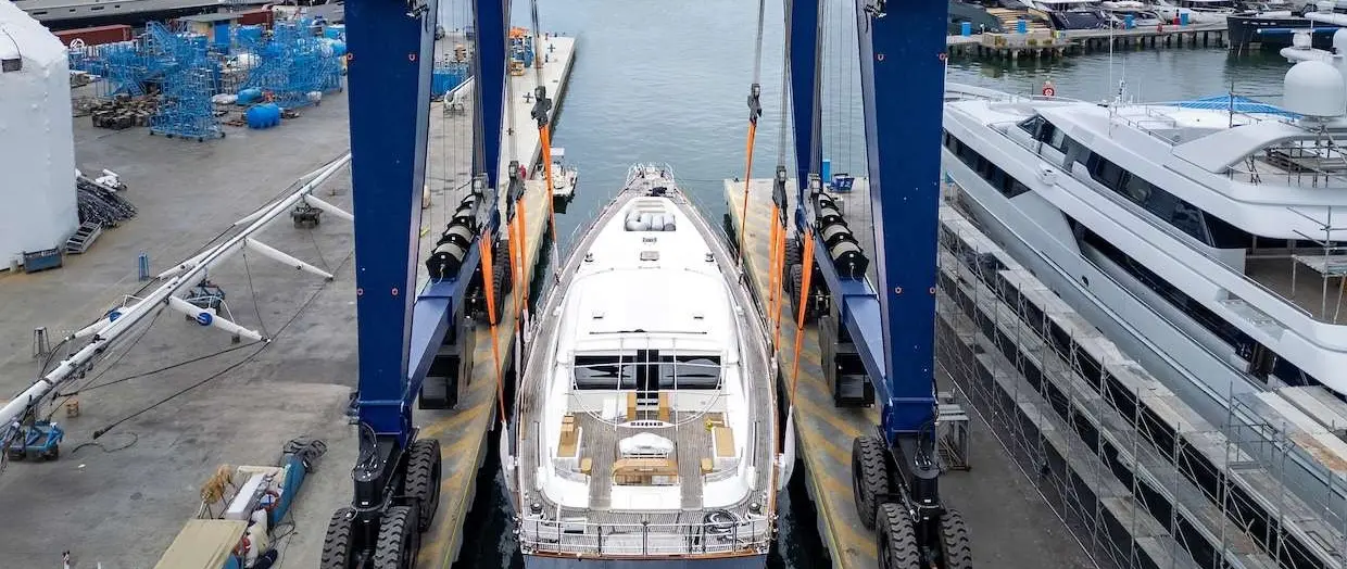 Lusben Relaunches 40m Perini Navi Olympia After Comprehensive Refit — source image