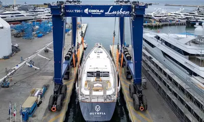 Lusben Relaunches 40m Perini Navi Olympia After Comprehensive Refit — source image