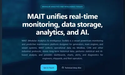 MAIT Brings AI-Based Machinery Monitoring to METSTRADE's Superyacht Zone — source image