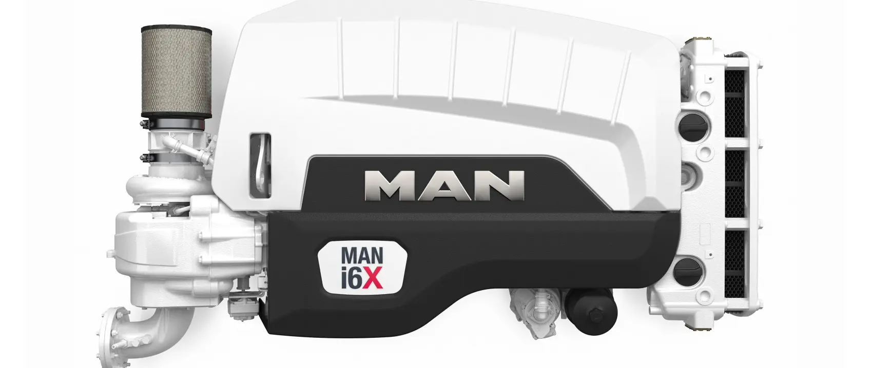 MAN i6X yacht engine — official MAN Engines image