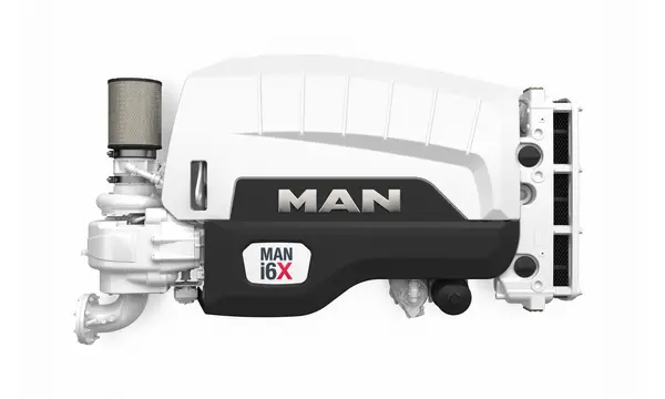 MAN i6X yacht engine — official MAN Engines image