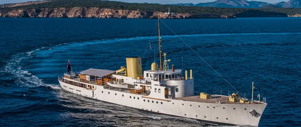 Marala following her restoration at Pendennis