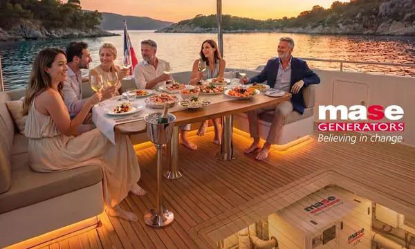 Mase Generators marine power range at Cannes Yachting Festival 2026