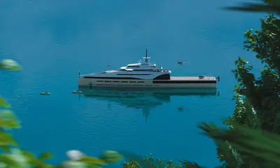 Alexander McDiarmid Details 130m GEx Four-Helicopter Concept — source image