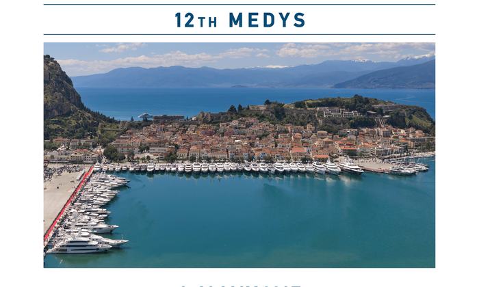 MEDYS 2027 — official Greek Yachting Association artwork