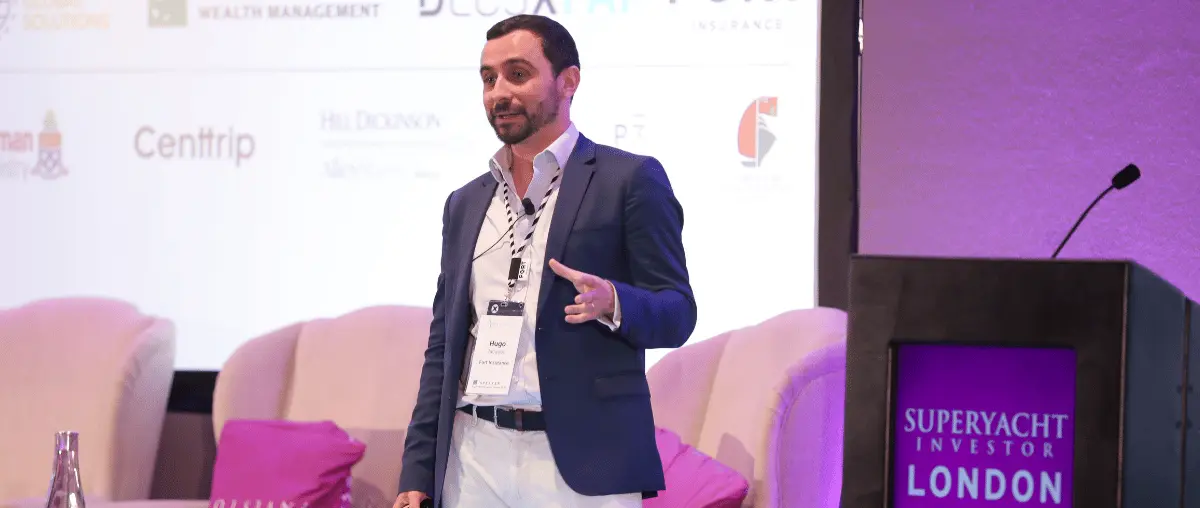 Fort Insurance founder Hugo Jacquot at Metstrade startup programme official image