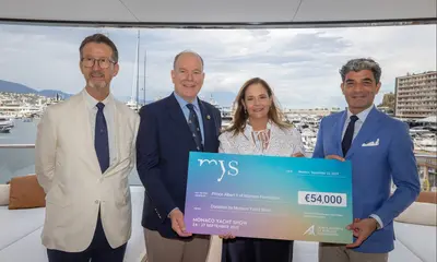 Monaco Yacht Show - hsh-prince-albert-ii-of-monaco-receives-the-annual-support-of-the-monaco-yacht-show