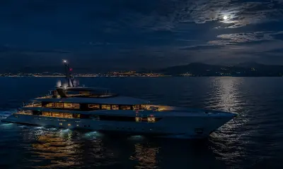 Moonlight Superyacht at Sea