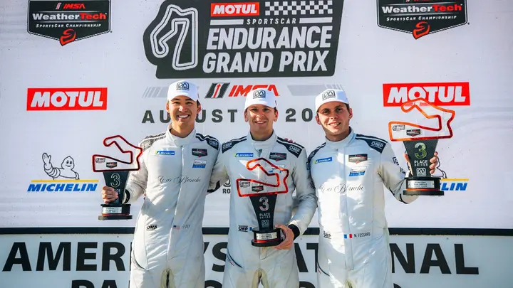 Aston Martin Vantage Takes a Podium at the Motul Sportscar Endurance Grand Prix — official source image
