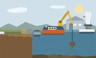 Canale dei Navicelli dredging 2026 - Port Authority Pisa official illustration