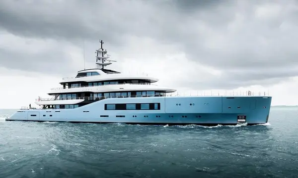 80m Amels NETTO II Departs on Maiden Mediterranean Voyage — official source image