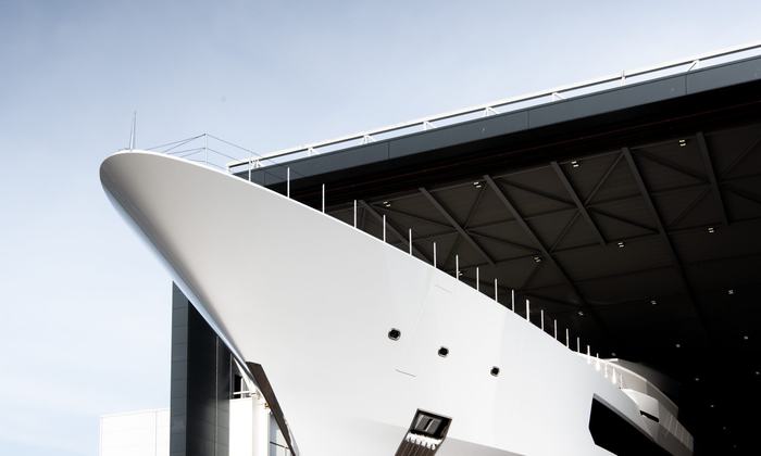 Oceanco launches 111-metre Y726 press image