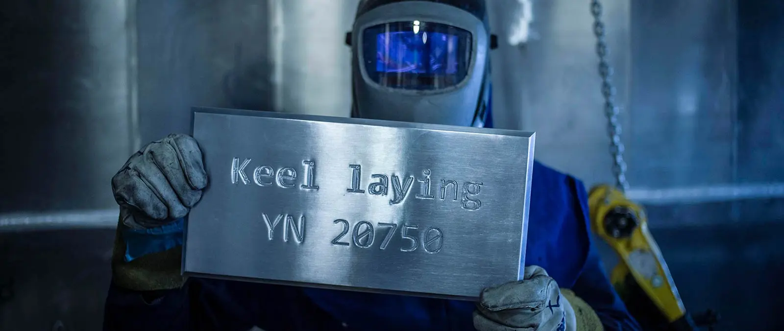 A new star is born: YN 20750 Project Orion keel laying announcement press image