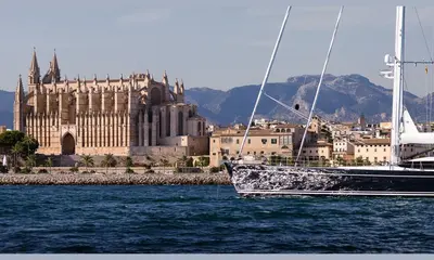 Royal Huisman Brings 43m Ravenger to Palma New Build Hub — official source image