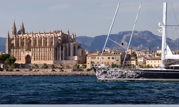 Royal Huisman Brings 43m Ravenger to Palma New Build Hub — official source image