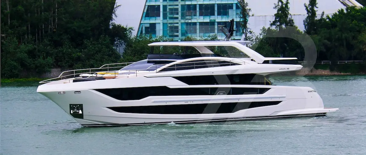 First Pearl 100 Hybrid Completes Sea Trials Ahead of FLIBS Debut — source image