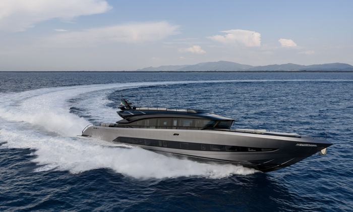 AB Yachts AB110 — official builder image