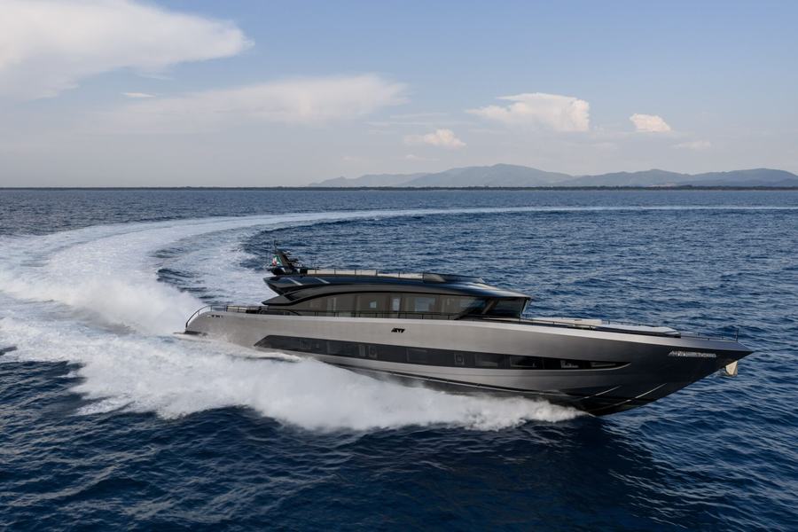 AB Yachts AB110 — official builder image