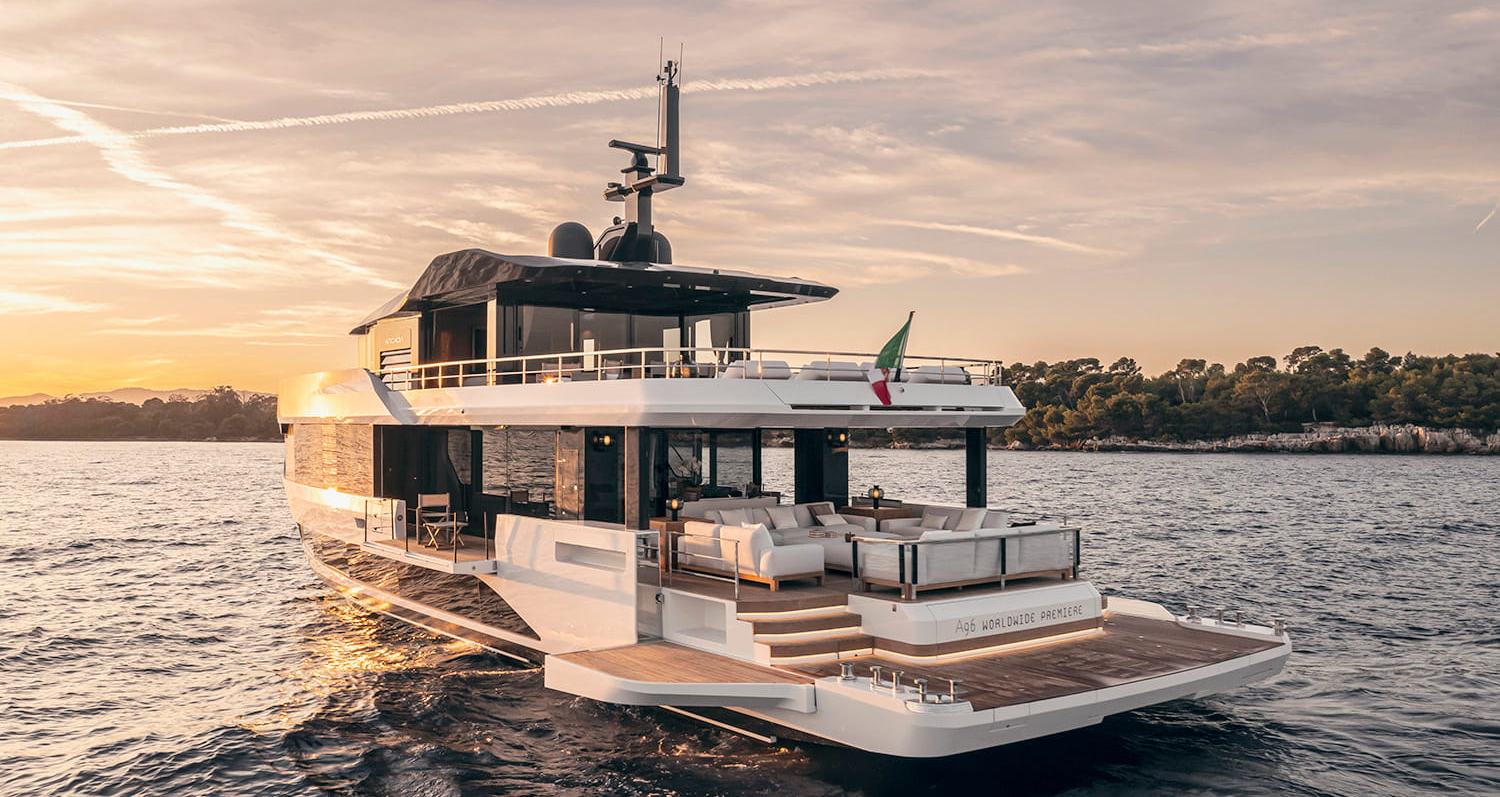 Arcadia Yachts A96 — official builder image