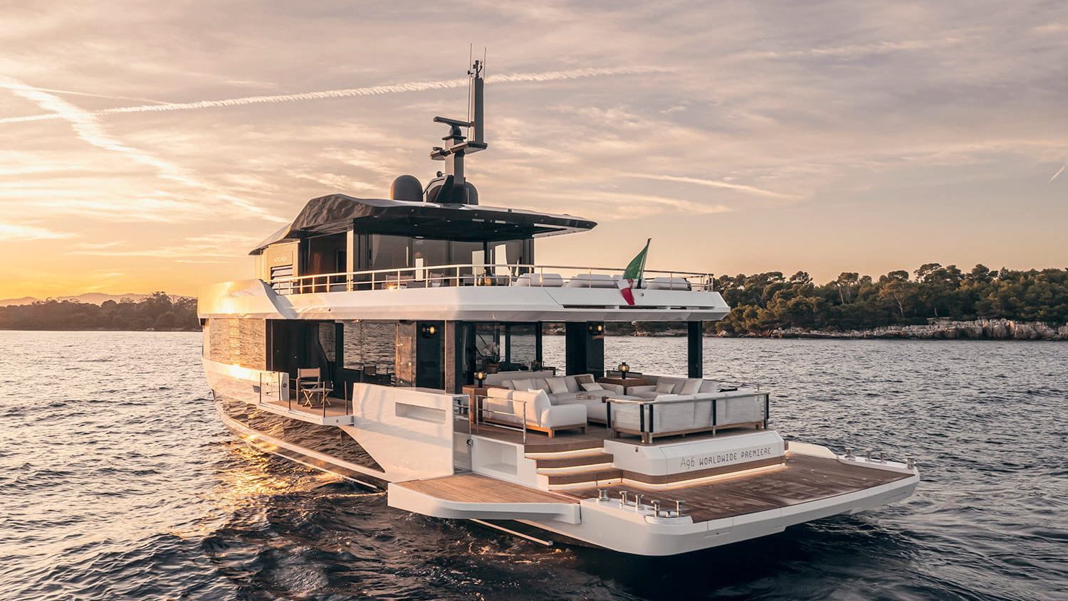 Arcadia Yachts A96 — official builder image