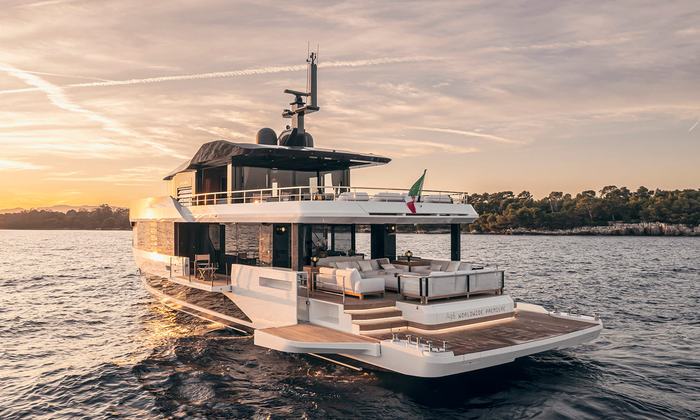 Arcadia Yachts A96 — official builder image