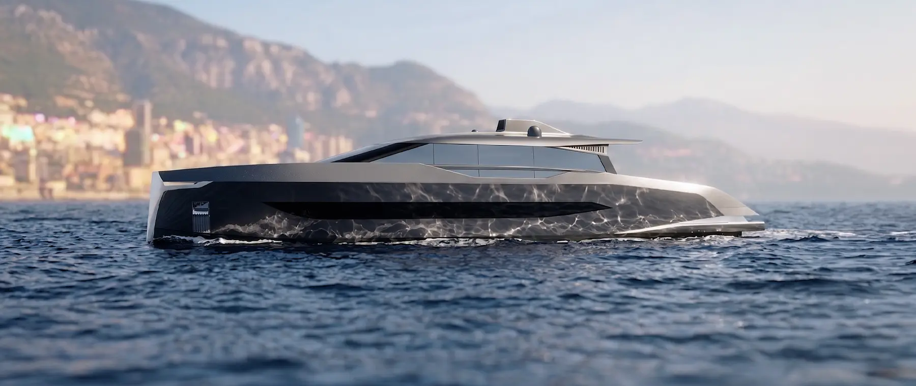 Project MOBU 33m concept — BAZ Yacht Design