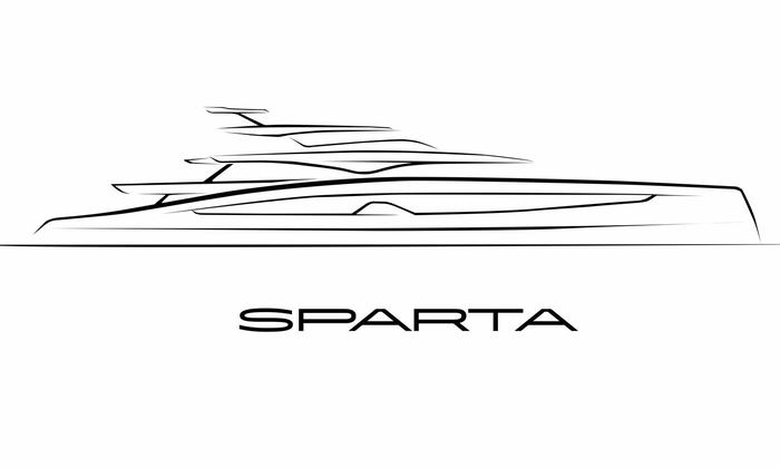 Commercial success: 67-metre Project Sparta is sold for delivery in 2023! press image