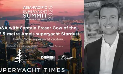 Q&A with Captain Fraser Gow during the Asia Pacific Superyacht Summit 2025 press image