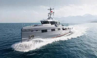 53m Yacht Support RAFTER Delivered by Damen Yachting — official source image