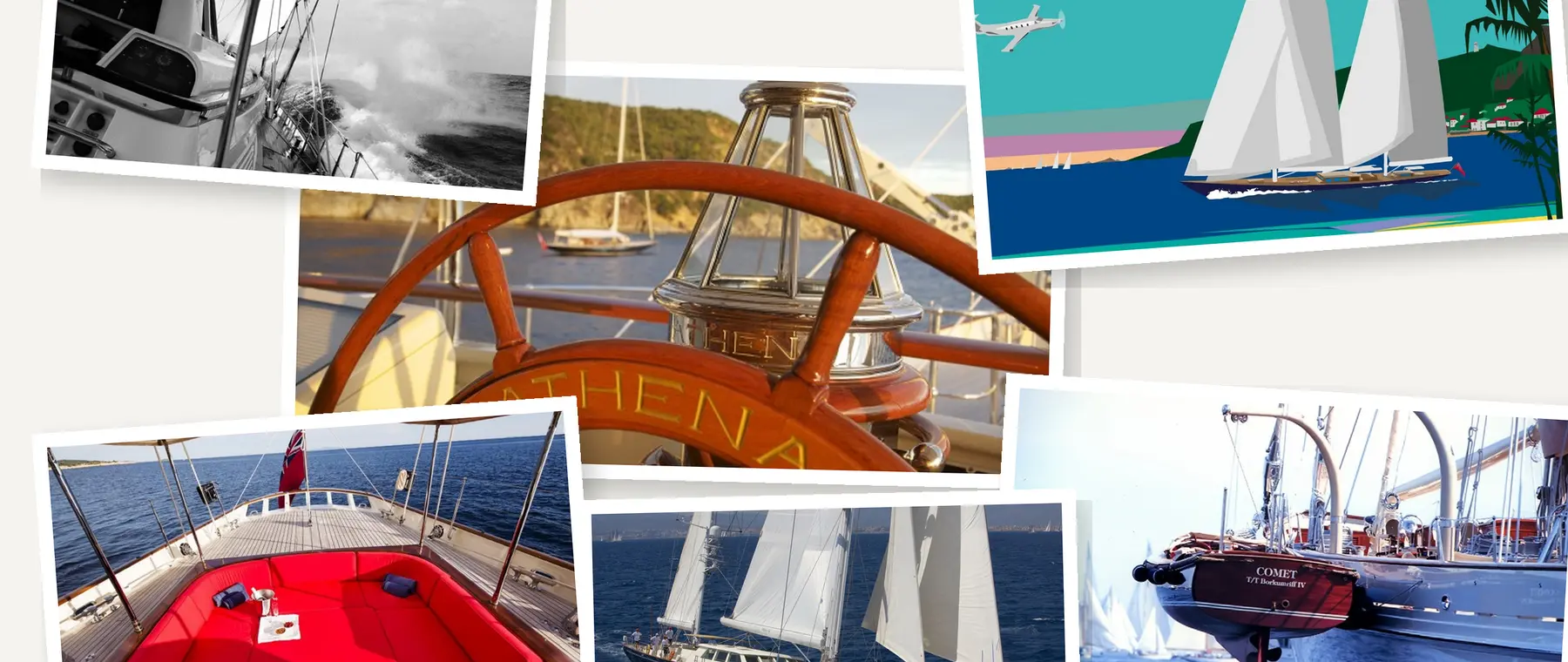Ranking photo collage — Largest Royal Huisman Yachts Ever Built