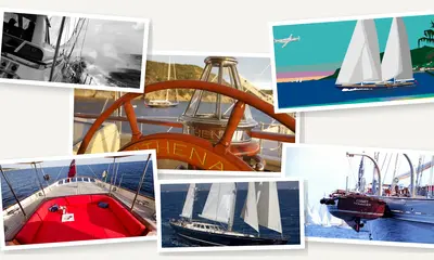 Ranking photo collage — Largest Royal Huisman Yachts Ever Built