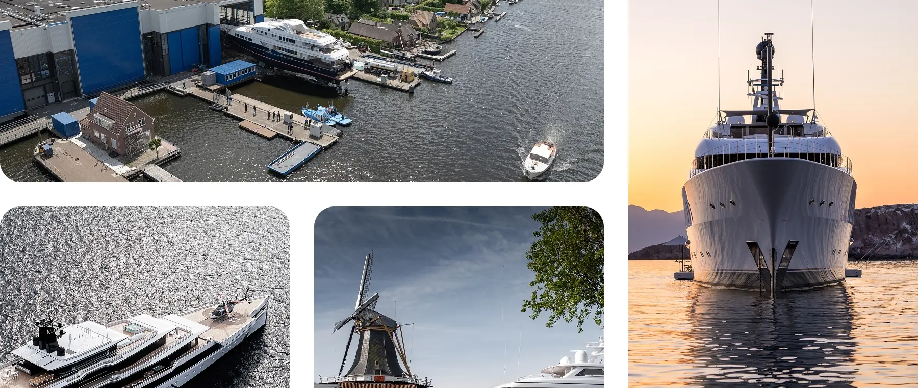 Feadship Refit & Services update — Anshin and Halcyon